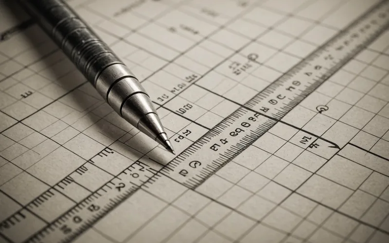 Precision measurement tools alongside legal documents