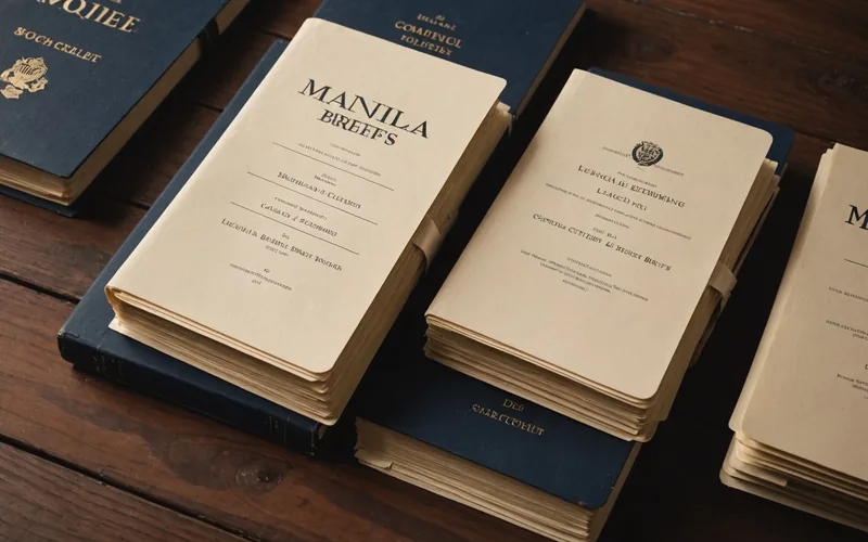 Stack of legal due diligence folders on a desk