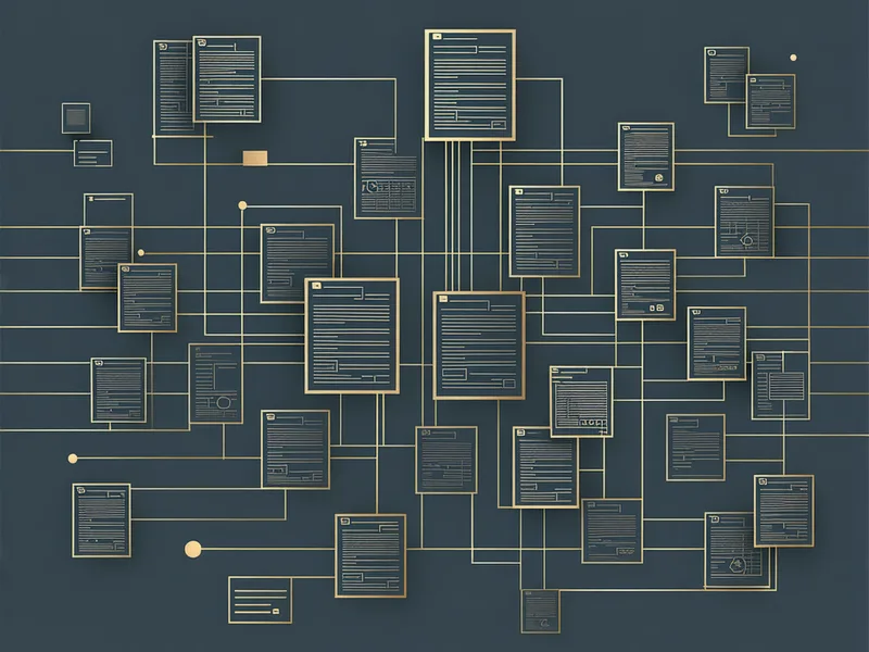 E&S carrier underwriting workflow — abstract representation of excess and surplus lines submission processing